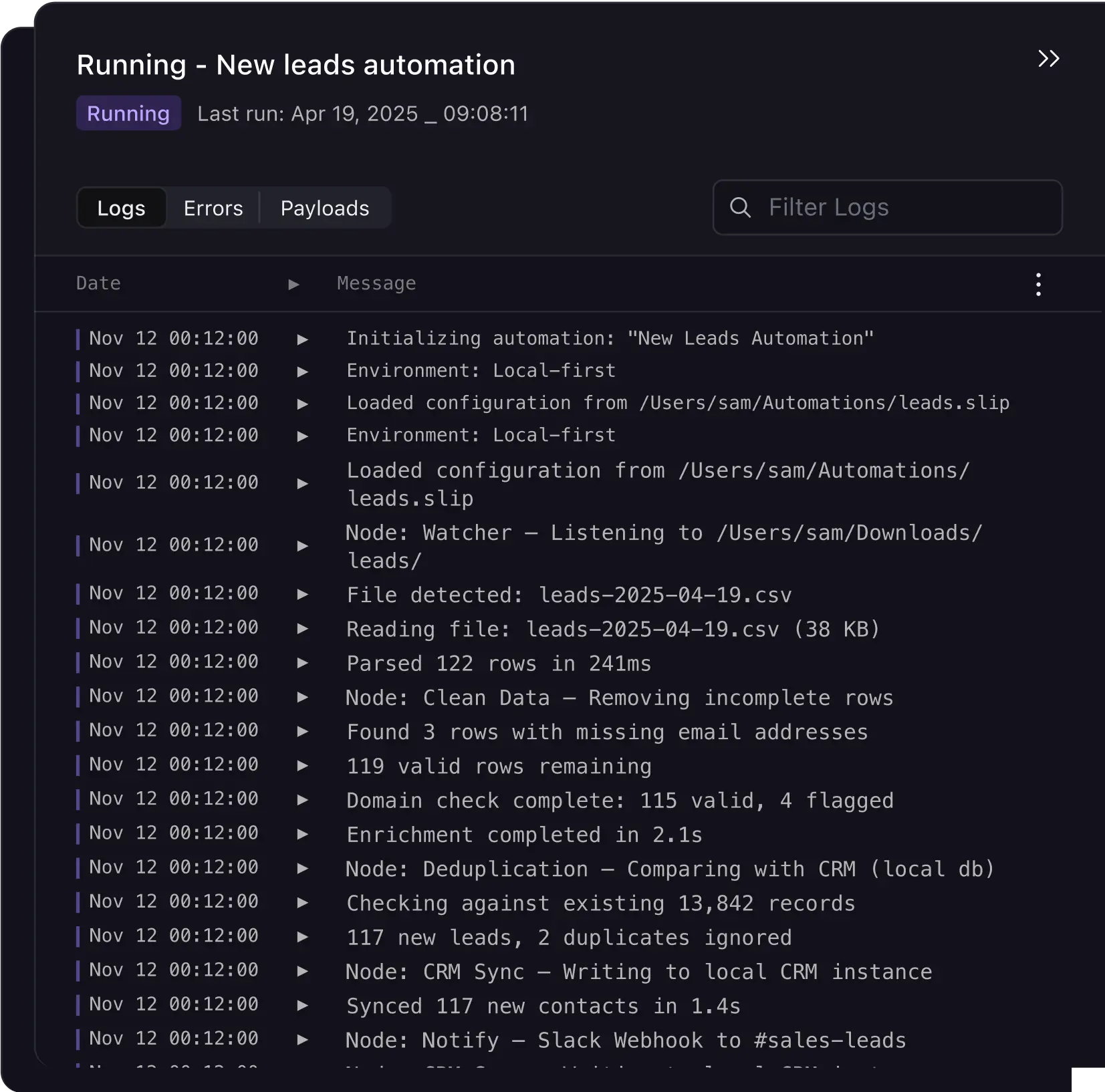 Business Logic Analytics